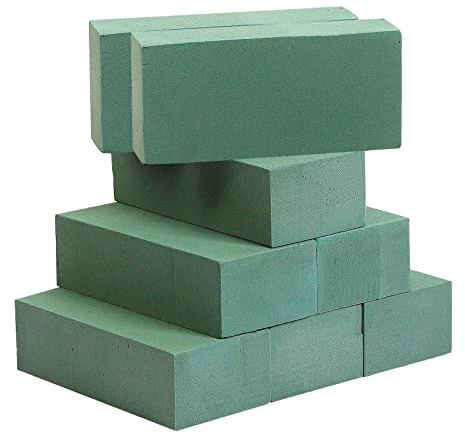 ZOENHOU 8 Pack Floral Foam Block, Dry Foam Bricks for Artificial Flowers, Florist Floral Arrangements DIY Craft Supplies