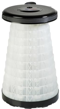 SITTOGLOW by WEDO 2126101 | Teleskophocker mit LED-Beleuchtung | 3 Beleuchtungsstufen | 42 cm Höhe | höhenverstellbar in 10 Stufen | Schultergurt | 150 kg Tragkraft |TÜV & GS | 1,28 kg | schwarz