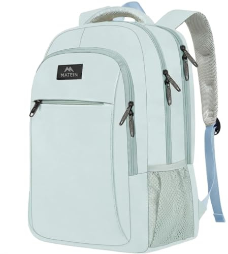 MATEIN Travel Laptop Backpack, Lightweight Anti Theft School Bookbag for Girls Boys and Students, Water Resistant 15.6 Inch Computer Bag Sturdy College Daypack Gift for Women
