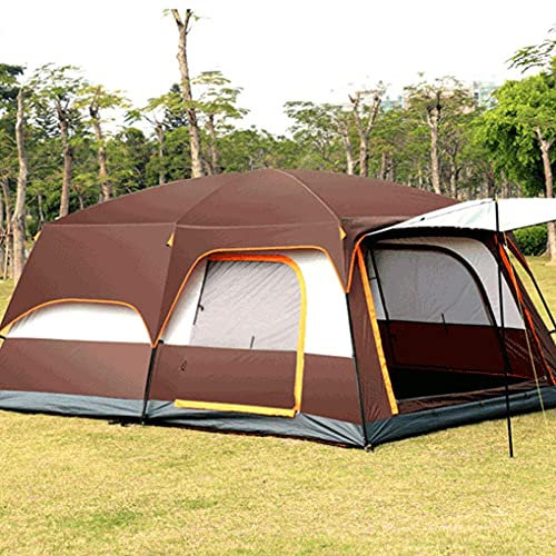 RajoNN Campingzelt, Familien-Tunnelzelt, großes Kuppelzelt mit extra großen Schlaffächern und Vorraum, Camping-Wanderzelt für Familien, Festivals, Bergsteigen