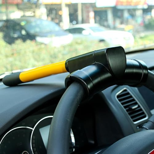 TOP DRIVE BLOCCAVOLANTE Iron Lock Bloccasterzo antifurto Universale Facile da installare e da Rimuovere. Si posiziona in pochi Secondo sul Volante.