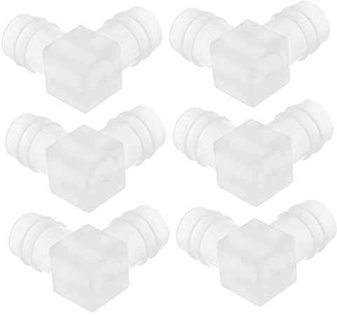 OFFSCH 6pcs Garden Hose Barb Fittings Type Elbow Connectors Plastic Hose Fittings Elbow for Outdoor Tap Connector