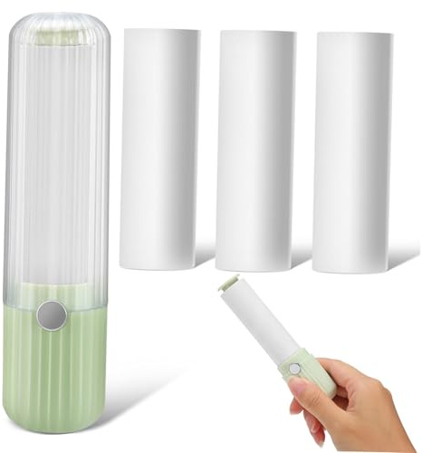 BIUDECO Mini Rullo per Pelucchi in Plastica per Abiti e Mobili Verde Remozione Pelo Animali
