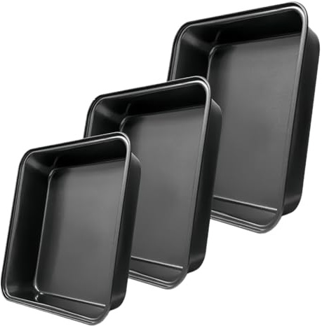 Compatible avec les plats à rôtir antiadhésifs en acier, plaques de cuisson rectangulaires, pains grillés, gâteaux, ustensiles, pâtisserie DIY, cuisine