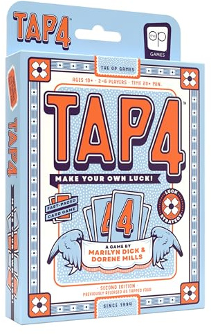 Tap 4 Card Game, A Fun Fast-Paced & Easy to Learn Party Game for All Ages