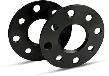 SCC Spurverbreiterung 10205W - schwarz eloxiert - LK: 100/5+112/5 NLB: 57,1 - 5mm - 2 Stück