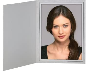 Malelo and Company Gray Cardboard Photo Folder Frame 8x10 - Pack of 50