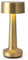 Goliving Nacht-Tischlampe kabellos - Tischleuchte mit Akku - Nachttischlampe Touch - Dimmbar in drei Stufen - Table Lamp über USB-C aufladbar - 21cm - Gold