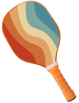 Goowafur -Paddel, Squashschläger-Holzpaddel, Ergonomische rutschfeste Holzpaddel, Ballpaddel für Familie, Freunde, Kinder, Geburtstag, Neujahr, Weihnachten, Ostern