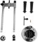 Ohulelks Portable Drill Guide Attachment, Drill Adapter for Hand Drills, Universal Bench Clamp Holder, Repair Tool Stand
