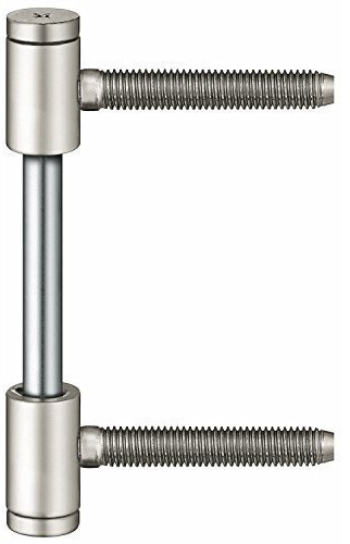 Gedotec Stahlzargen Türband Variant-Rahmenteil V 0026 WF vernickelt für gefälzte Innen-Türen | Anschlag DIN links & rechts | Türscharnier mit Tragkraft 70 kg | 1 Stück - Einbohrband für Zimmertüren
