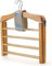 Hangerworld 3 Holz Hosenbügel Mit 4 rutschfesten Hosenstegen 38cm Naturfarben Holz Kleiderbügel
