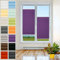 Plisart Premium Plissee Klemmfix Ohne Bohren, Violett 30x70cm, Sonnenschutz, Lichtdurchlässig, Easyfix Rollo Plissees für Fenster, Faltrollo, Jalousie zum Klemmen, Plisseerollo