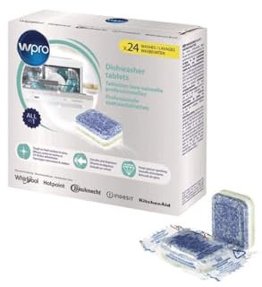Boîte de 24 tablettes de lavage Lave-vaisselle 484000008429, 484010678174 WPRO Lave-vaisselle 484000008429, 484010678174 WPRO