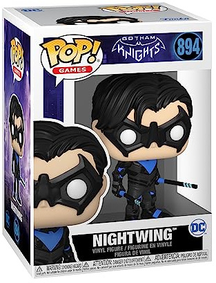 Funko POP! Games: Gotham Knights - Nightwing - Batman - Collectable Vinyl Figure - Gift Idea - Official Merchandise - Toys for Kids & Adults - Video Games Fans - Model Figure for Collectors