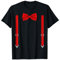 Fliege mit Hosenträgern Hochzeit und besondere Anlässe T-Shirt