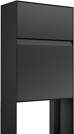 Standbriefkasten Leon in Schwarz