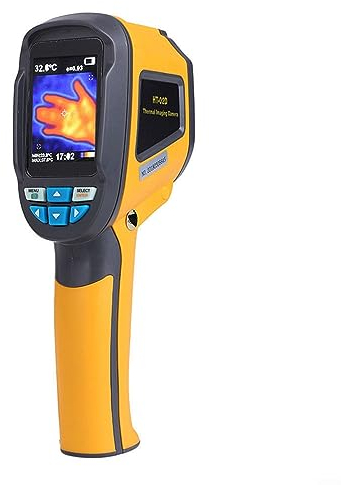 Donkivvy Wärmebildkamera Hti HT-02 32×32 IR-Auflösung/1024 Pixel 6 Hz Bildwiederholrate, -20°C bis 300 °C Infrarot-Thermometer, Kompakte handheld Thermokamera