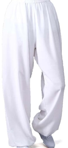 Générique Pantalon De Tai Chi Confortable Respirant Arts Martiaux Tai Chi Pantalon D'EntraîNement Pantalons pour Arts Martiaux Taiji Kung Fu Wushu Yoga Femme Homme Pantalon DéContracté Jambes,06,3XL