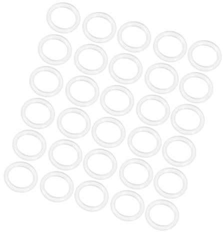 GLOKUUCA Silicone O-Rings - 30 Packs Rubber Gaskets Seal Rings Fits for Faucet Seal Pipe Repair - O Ring Assortment Kit - 10mm ID x 14mm OD x 2mm Height