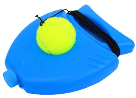 Pallina da tennis su una corda – Attrezzatura da tennis portatile per allenamento da soloo | Palla da tennis con corda regolabile, attrezzatura da allenamento per principianti, palla da allenamento
