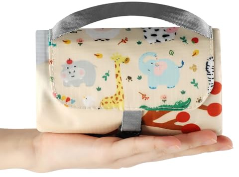 Lvjkes Manta Picnic Impermeable, 150 x 210 cm Manta Picnic, Impermeable y Resistente a Las Manchas, Ultraligera, Fácil de Limpiar, para acampadas, Viajes, picnics y Salidas a la Playa (Animales)