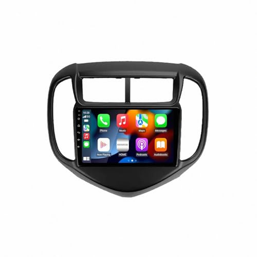 Trådlös Apple Carplay Android Auto-Skärm för Chevrolet Aveo 3 2016-2021 Backkamera, Spegellänk, Bluetooth, Röststyrning, Gps-Navigering, Aux, Röstassistent, 8 Kärna 6G+128G