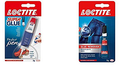 Loctite Super Perfect Pen for Precise Application 1x4g & Loctite Glue Remover Bundle