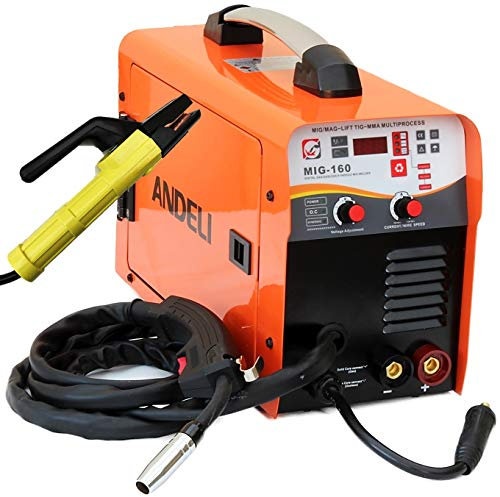 160AMP MIG/MAG/Flux/Lift TIG/MMA 5 in 1 IGBT DIGI DC Inverter Welder Gas/GASLESS Welding Machine