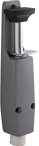 Türfeststeller starke Ausführung , große Trittplatte , silber , Fußbetätigung , Hub 30 mm , 1 Stück