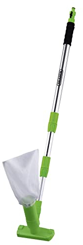 Draper 10000 Kit d'aspirateur pour Bassin et Piscine | Sac de Filtre à Eau Sale | Épuisette | Nettoyeur de Jacuzzi | Poignée télescopique de 76 cm à 1,7 m | Adaptateur de Tuyau avec Valve | 10000