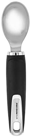 Tower T832215 Precision Plus Ice Cream Scoop, Ergonomic Design, Softtex Handles, Dishwasher Safe, Stainless Steel & Black