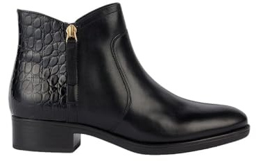 Geox Stivaletti da donna D Felicity, Nero, 3.5 UK