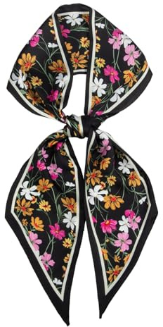 RIIQIICHY Women's Silk-Like Hair Scarf and Headband - Handbag Scarf and Purse Accessory