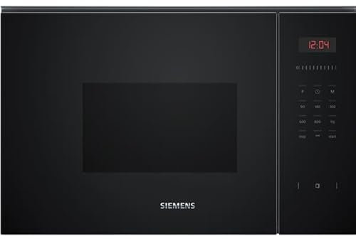 SIEMENS Micro ondes Grill Encastrable BE523LMB1F, I300, cookControl8, 20 litres