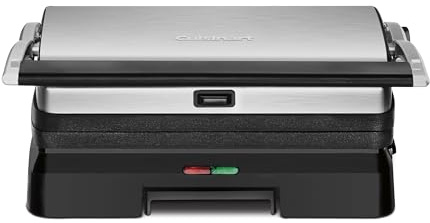 Cuisinart Griddler® Indoor Grill & Panini Press, Dishwasher-Safe Nonstick Cooking Plates, Stainless Steel, GR-11NAS