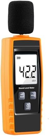 Decibelmätare, Ljudnivåmätare DB Brusmätare 30-130dB Decibelimeter Sonometer Brusmätning Decibelmätare