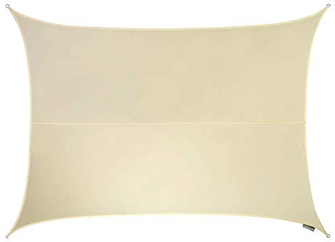 Kookaburra Waterproof Garden Sun Shade Sail Canopy in Ivory 98% UV Block (3m x 2m Rectangle)