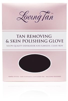 Loving Tan Reusable Self Tanner Removing & Skin Polishing Glove, Exfoliating With Light & Heavy Options, Washable & Durable Design, Suited for All Skin Types - 1 ct.