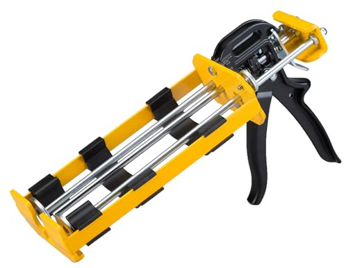 Dripless Brand DC600 Dual Component Adhesive Applicator | 22 oz Dual Cartridge Capacity | 26:1 Thrust Ratio | 1:1 or 2:1 Mix Ratio for High Viscosity Epoxy and Adhesives | Professional Grade