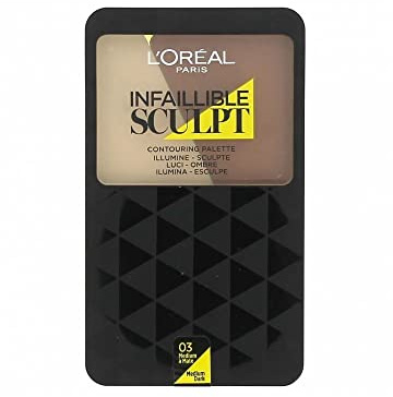 03 Medium à Mate - Palette Contouring Infaillible Sculpt de L'Oréal