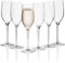 MÄSER 933623 Il Premio Sektgläser Champagnergläser 17 cl aus hochwertigem Kristall im 6er Set, geblasene Kristallgläser für Schaumwein, Crémant, Prosecco, Sekt und Champagner