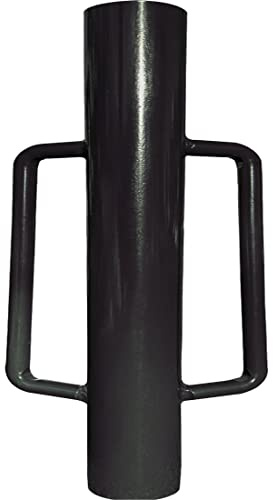 shsyue Fence Post Driver-34lb T Post Driver with Handles,Heavy Duty Post Pounder,Fence Stake Hammer,Metal Fence Post Hole Digger, Post Rammer for Installing Fences or Wooden Post