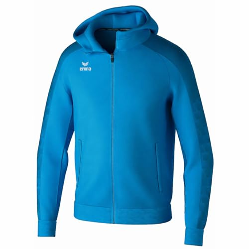erima Chaqueta de entrenamiento con capucha EVO STAR (1032406) Unisex niños, curacao/mykonos, 164