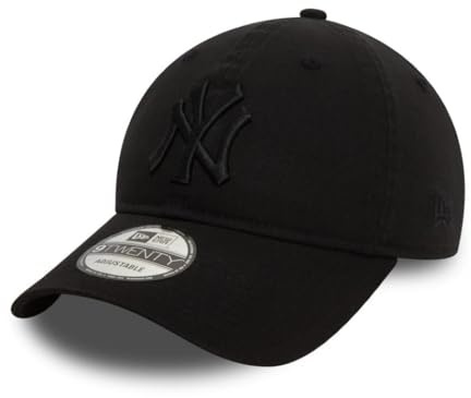 New Era New York Yankees MLB Washed Tonale Nero 9Twenty Berretto Regolabile