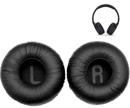 Replacement Headphone Pads Wireless Headphones 70mm Headphone Earpad Covers Compatible with JBL Tune 600BT T520BT T510BT T500BT T450, Ear Cushions Round Soft Sponge Replacement Ear Pads(2 Pack)