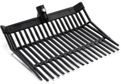 KIKAPA Fourche à fumier de rechange, fourche, râteau à fumier de cheval, pour ramasser le fumier, fourche de rechange en plastique, B