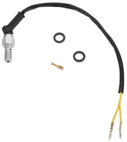 Abaodam Interruttore Freno Posteriore Moto con Sensore Luce Interruttore Bullone Banjo per Tubo Freno Accensione Automatica Luce Stop per Moto da Cross e Scooter