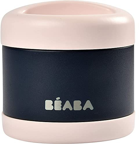 Béaba, Vasetto Termico per Conservazione Alimenti, per Neonati e Bambini, 100% Ermetico, Inox, Conserva Caldo/Freddo per più di 5 Ore, Doppia Parete, 500 ml, Rosa/Blu