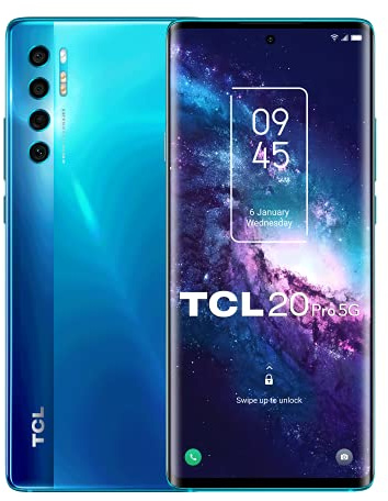 TCL 20 Pro 5G 256GB - Smartphone de 6.67 AMOLED FHD+ con NXTVISION (Snapdragon 750G 5G, 6GB/256GB Ampliable MicroSD, Dual SIM, Cámaras 48MP+16MP+5MP+2MP, Batería 4500mAh, Android 11) Azul
